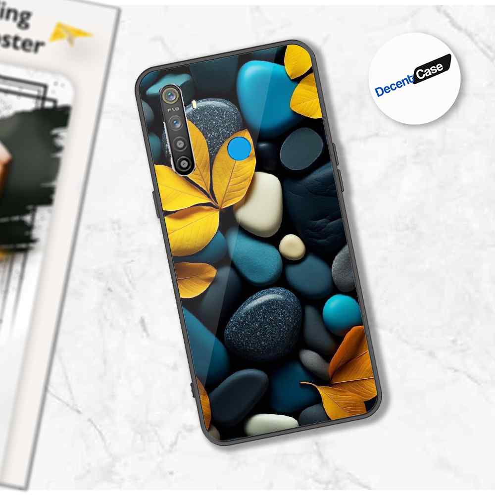 Realme 5 Cover - Flower Series - Premium Printed Metal soft Bumper shock Proof Case