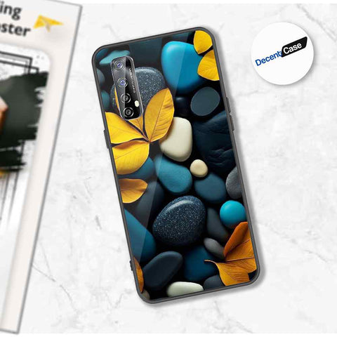 Realme 7 Cover - Flower Series - Premium Printed Metal soft Bumper shock Proof Case