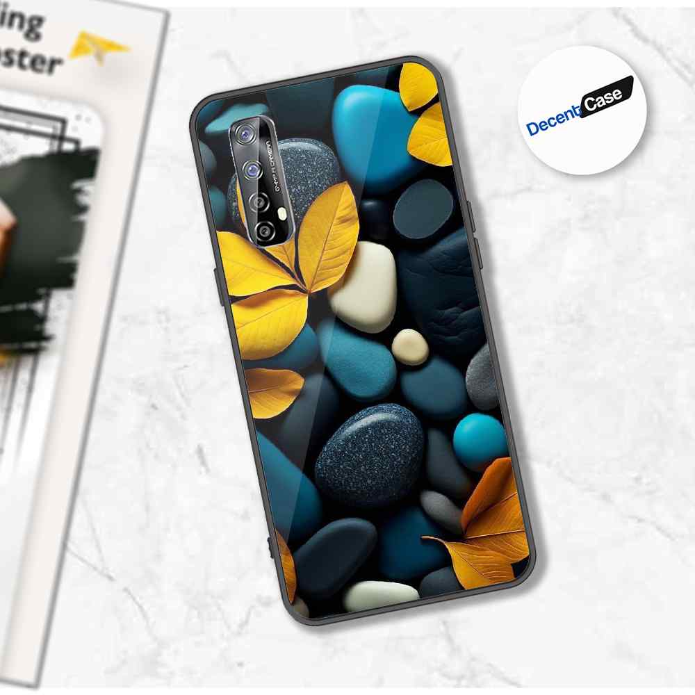 Realme 7 Cover - Flower Series - Premium Printed Metal soft Bumper shock Proof Case