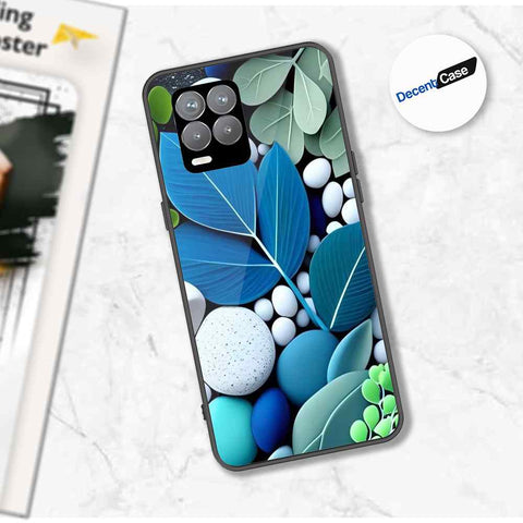 Realme 8 Cover - Flower Series - Premium Printed Metal soft Bumper shock Proof Case