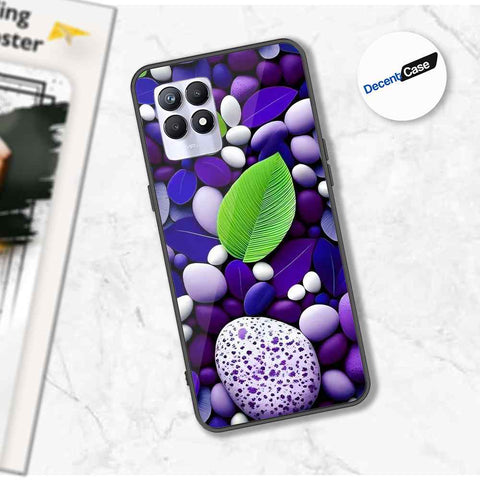 Realme 8i Cover - Flower Series - Premium Printed Metal soft Bumper shock Proof Case