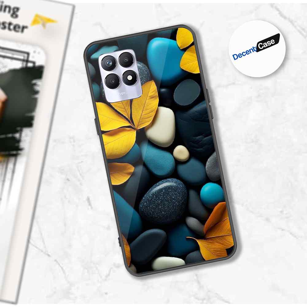Realme 8i Cover - Flower Series - Premium Printed Metal soft Bumper shock Proof Case