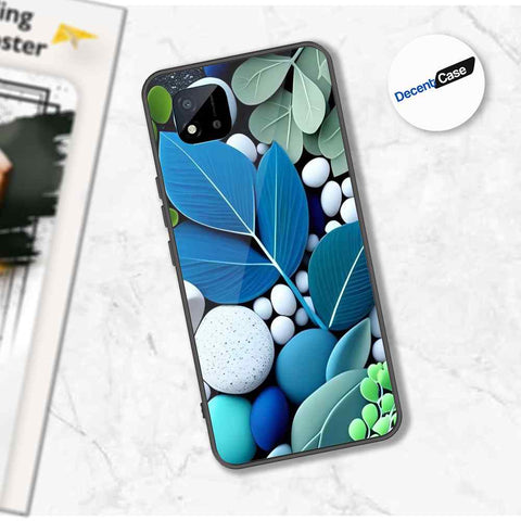 Realme Narzo 50i Cover - Flower Series - Premium Printed Metal soft Bumper shock Proof Case