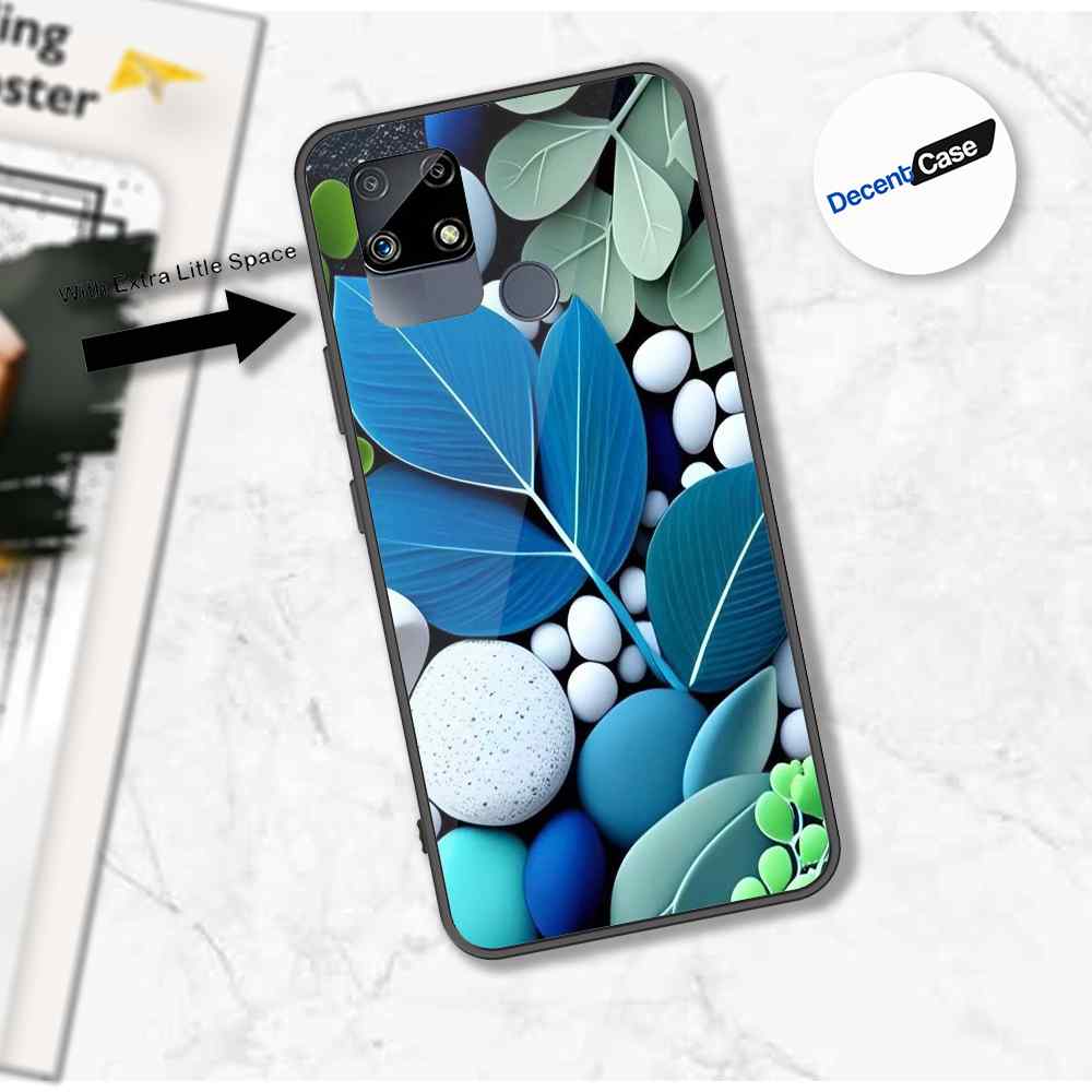 Realme C25s Cover - Flower Series - Premium Printed Metal soft Bumper shock Proof Case