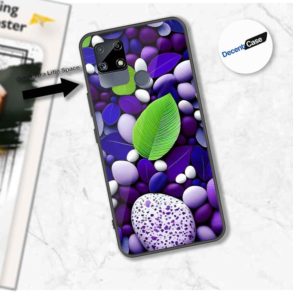 Realme C25 Cover - Flower Series - Premium Printed Metal soft Bumper shock Proof Case