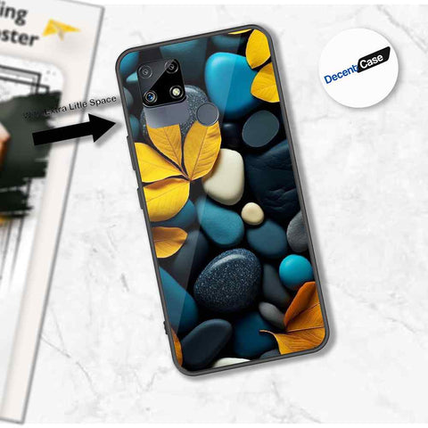 Realme C25s Cover - Flower Series - Premium Printed Metal soft Bumper shock Proof Case