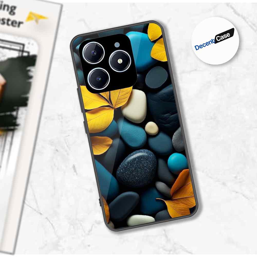 Realme C61 Cover - Flower Series - Premium Printed Metal soft Bumper shock Proof Case