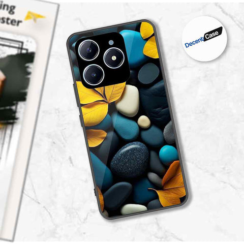 Realme C63 Cover - Flower Series - Premium Printed Metal soft Bumper shock Proof Case