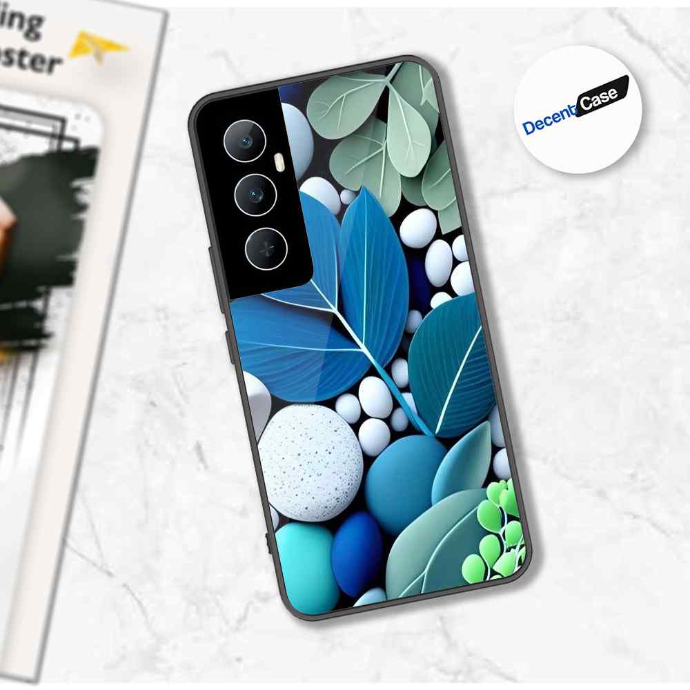 Realme C65 Cover - Flower Series - Premium Printed Metal soft Bumper shock Proof Case