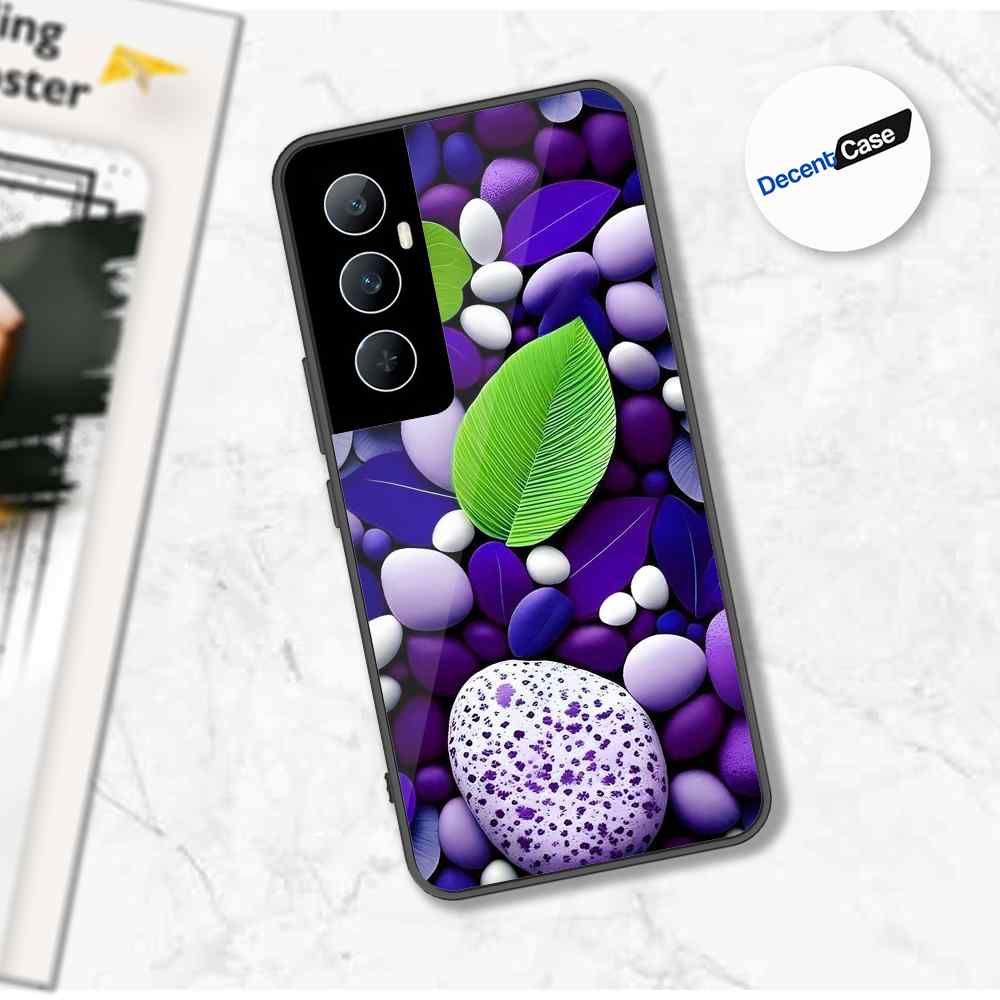 Realme C65 Cover - Flower Series - Premium Printed Metal soft Bumper shock Proof Case