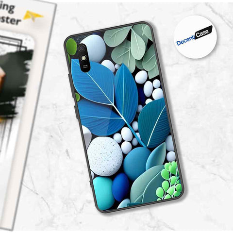 Xiaomi Redmi 9A Cover - Flower Series - Premium Printed Metal soft Bumper shock Proof Case