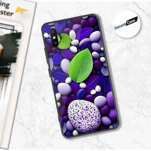Xiaomi Redmi 9A Cover - Flower Series - Premium Printed Metal soft Bumper shock Proof Case