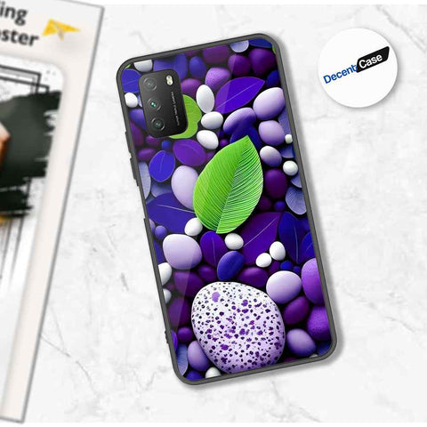 Xiaomi Redmi 9T Cover - Flower Series - Premium Printed Metal soft Bumper shock Proof Case