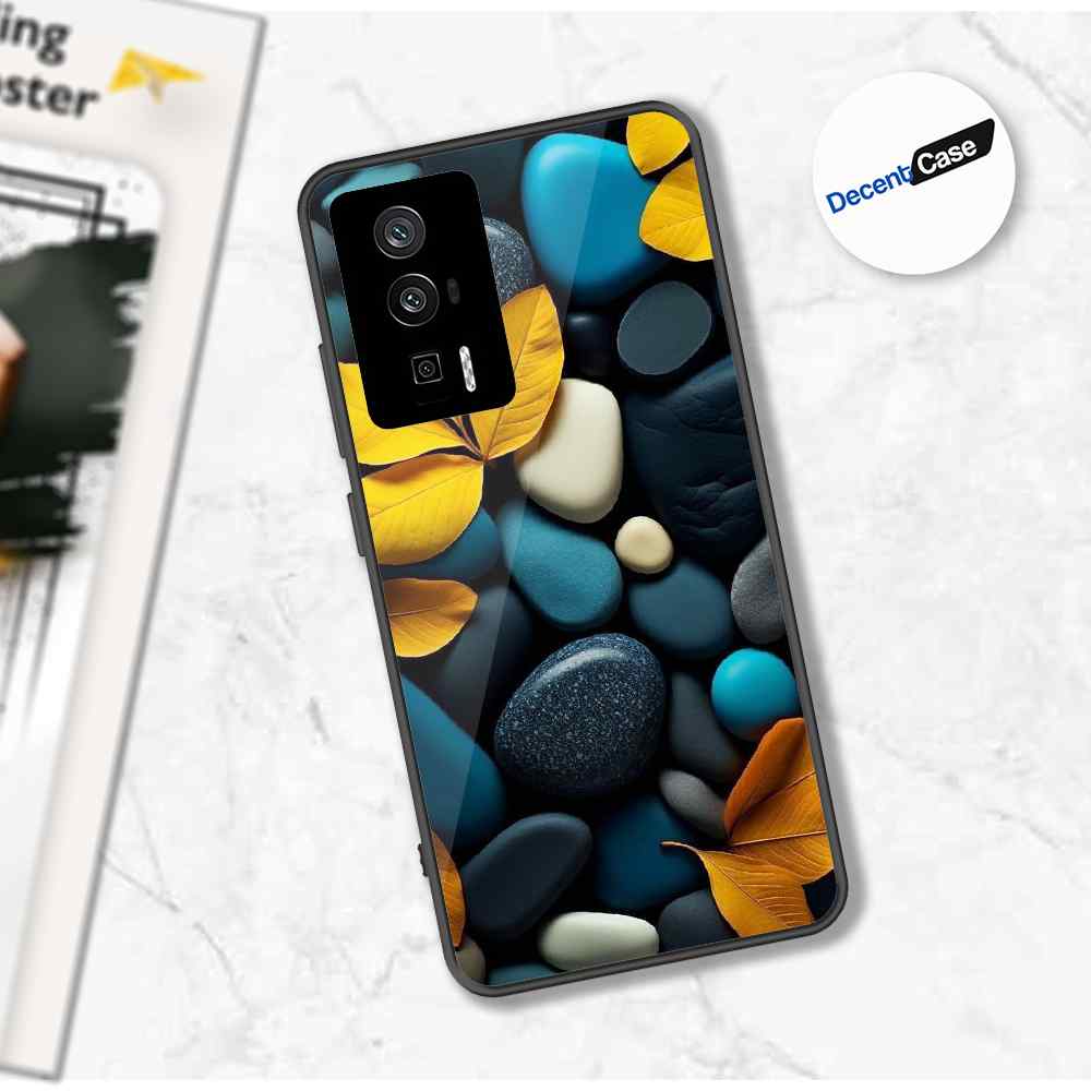 Xiaomi Poco F5 Pro Cover - Flower Series - Premium Printed Metal soft Bumper shock Proof Case
