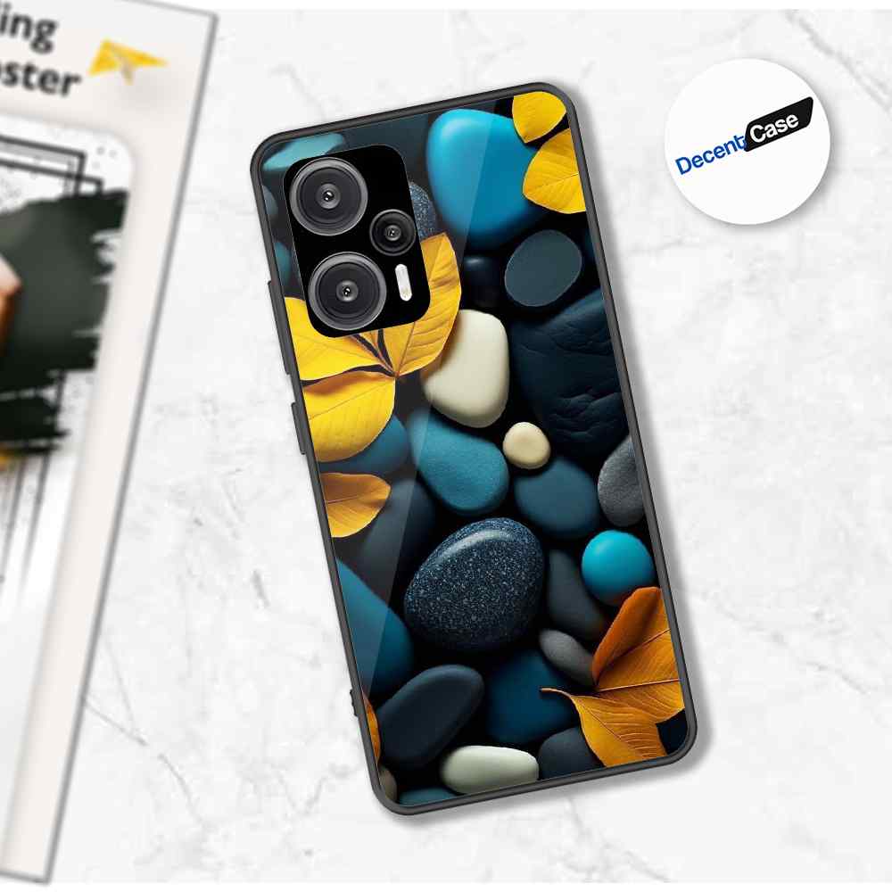 Xiaomi Poco F5 Cover - Flower Series - Premium Printed Metal soft Bumper shock Proof Case
