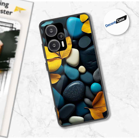 Xiaomi Poco F5 Cover - Flower Series - Premium Printed Metal soft Bumper shock Proof Case