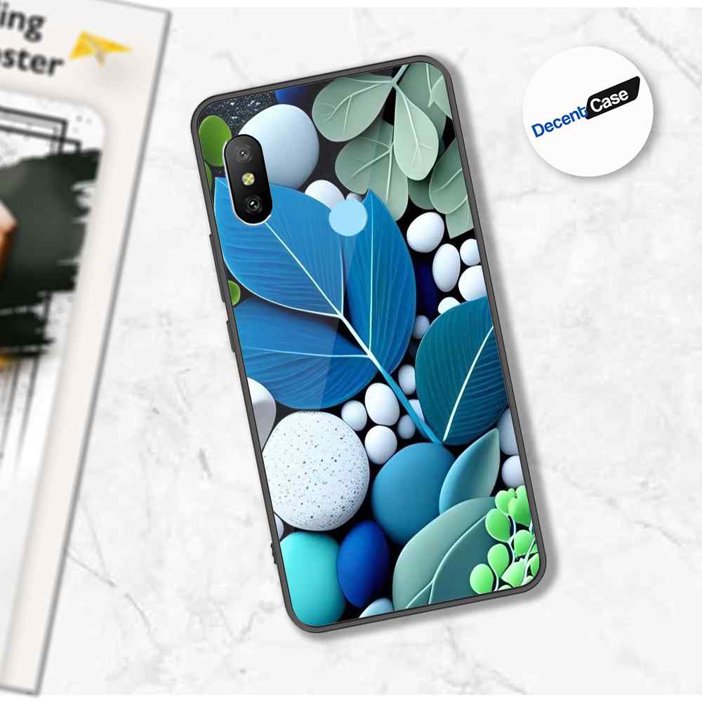 Xiaomi Redmi Note 6 Cover - Flower Series - Premium Printed Metal soft Bumper shock Proof Case