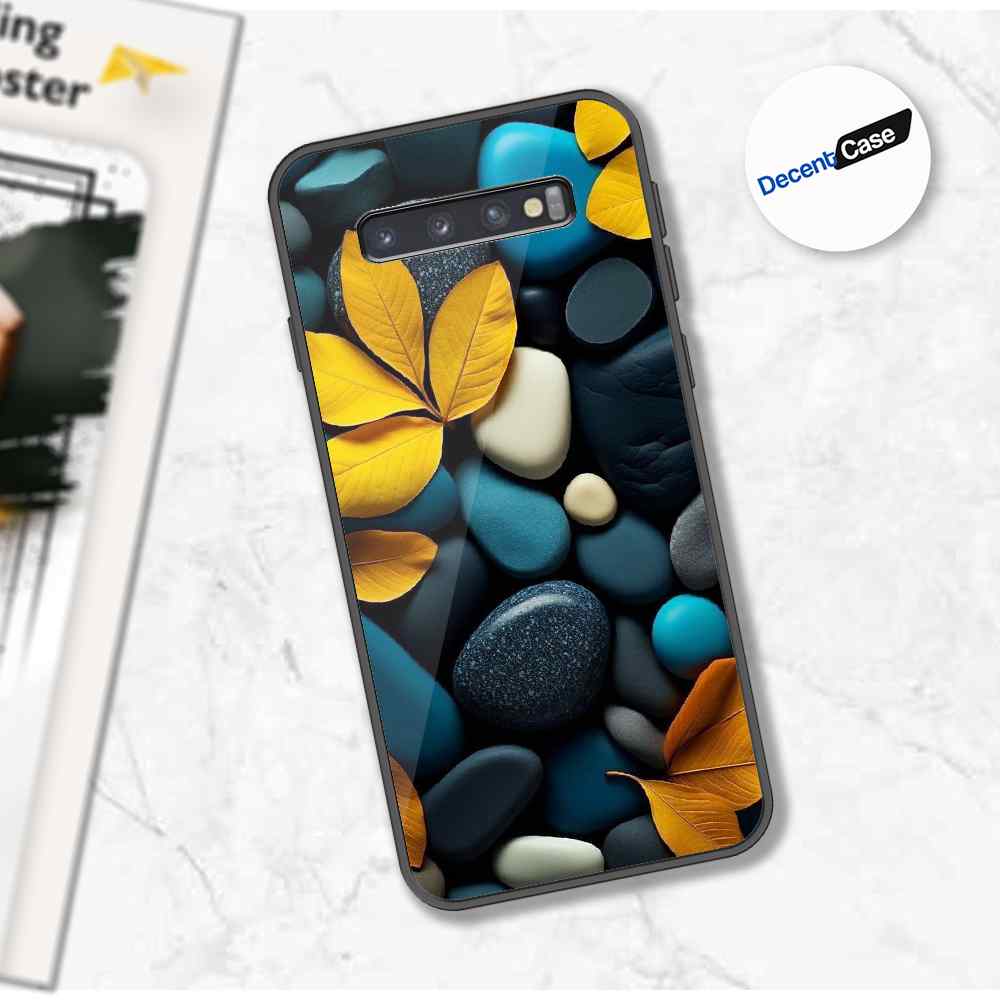 Samsung Galaxy S10 Cover - Flower Series - Premium Printed Metal soft Bumper shock Proof Case