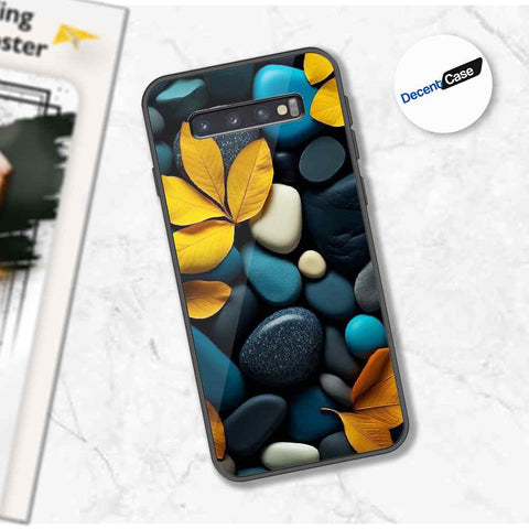 Samsung Galaxy S10 Cover - Flower Series - Premium Printed Metal soft Bumper shock Proof Case