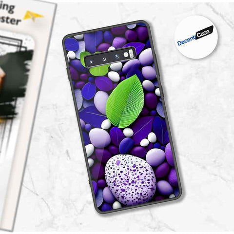 Samsung Galaxy S10 Plus Cover - Flower Series - Premium Printed Metal soft Bumper shock Proof Case