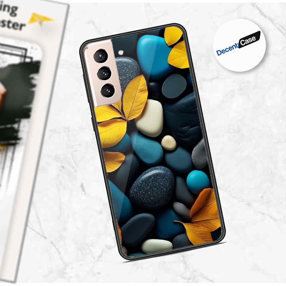 Samsung Galaxy S21 5G Cover - Flower Series - Premium Printed Metal soft Bumper shock Proof Case
