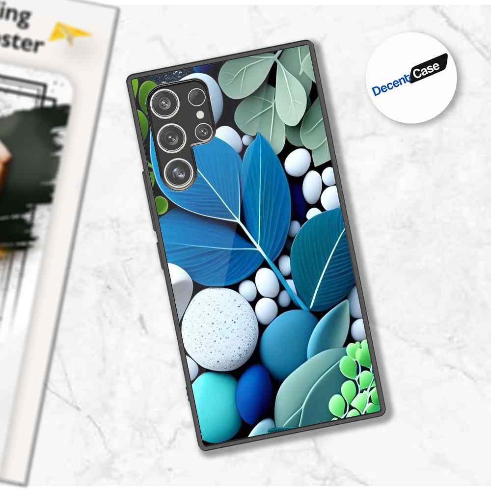 Samsung Galaxy S22 Ultra 5G Cover - Flower Series - Premium Printed Metal soft Bumper shock Proof Case