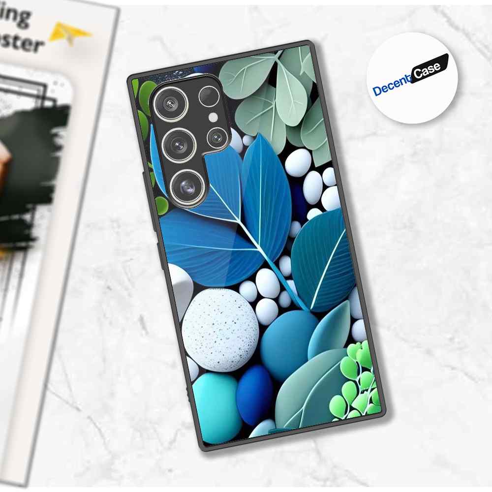 Samsung Galaxy S23 Ultra 5G Cover - Flower Series - Premium Printed Metal soft Bumper shock Proof Case