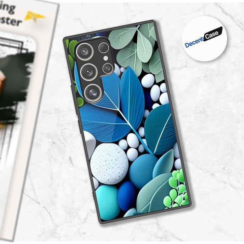 Samsung Galaxy S23 Ultra 5G Cover - Flower Series - Premium Printed Metal soft Bumper shock Proof Case