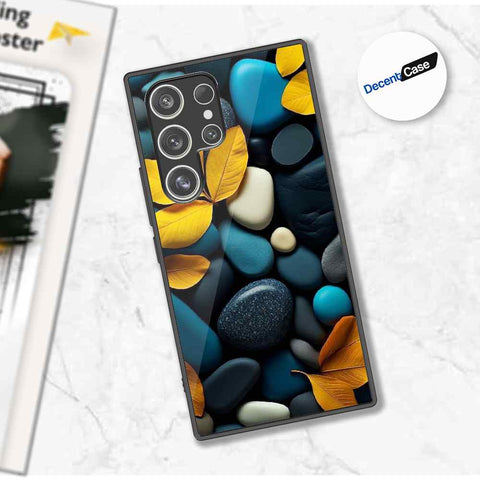 Samsung Galaxy S23 Ultra 5G Cover - Flower Series - Premium Printed Metal soft Bumper shock Proof Case