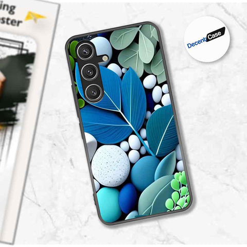 Samsung Galaxy S25 Cover - Flower Series - Premium Printed Metal soft Bumper shock Proof Case
