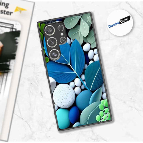Samsung Galaxy S24 Ultra Cover - Flower Series - Premium Printed Metal soft Bumper shock Proof Case