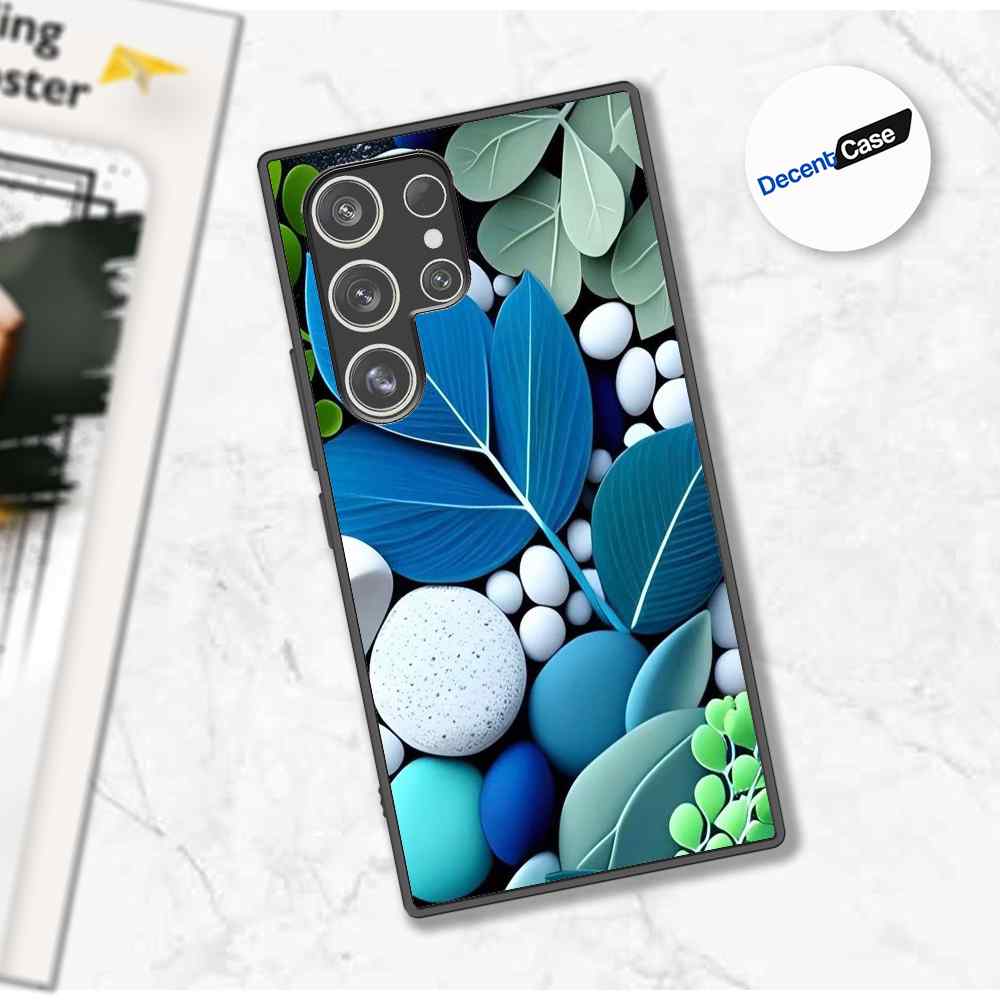Samsung Galaxy S24 Ultra Cover - Flower Series - Premium Printed Metal soft Bumper shock Proof Case