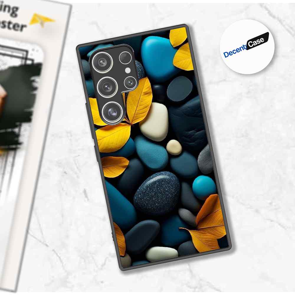 Samsung Galaxy S24 Ultra Cover - Flower Series - Premium Printed Metal soft Bumper shock Proof Case