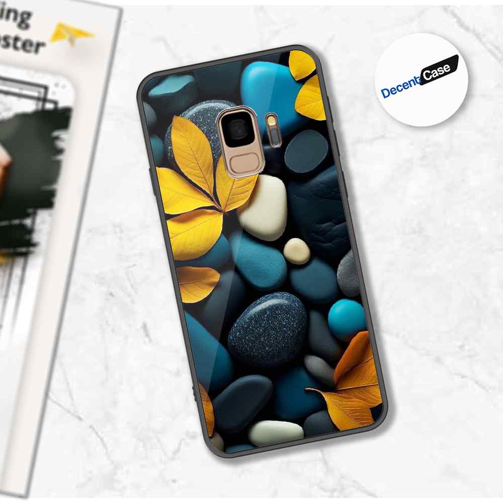 Samsung Galaxy S9 Cover - Flower Series - Premium Printed Metal soft Bumper shock Proof Case