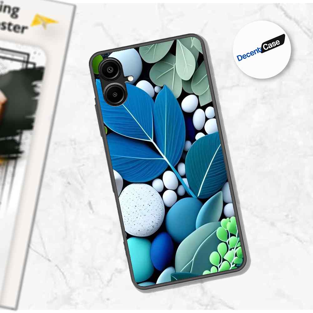 Samsung Galaxy A06 Cover - Flower Series - Premium Printed Metal soft Bumper shock Proof Case