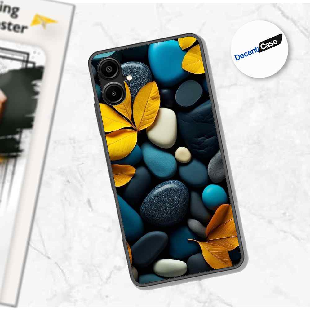 Samsung Galaxy A06 Cover - Flower Series - Premium Printed Metal soft Bumper shock Proof Case