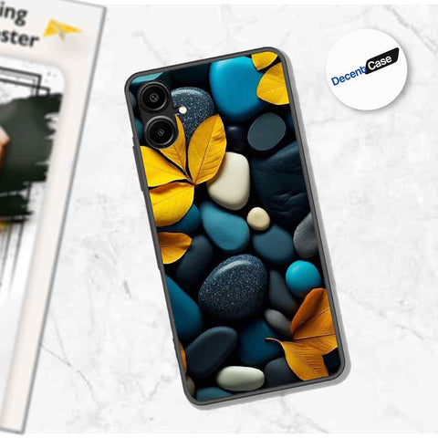 Samsung Galaxy A06 Cover - Flower Series - Premium Printed Metal soft Bumper shock Proof Case