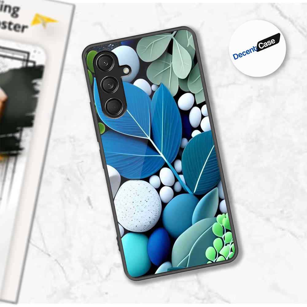 Samsung Galaxy A56 Cover - Flower Series - Premium Printed Metal soft Bumper shock Proof Case