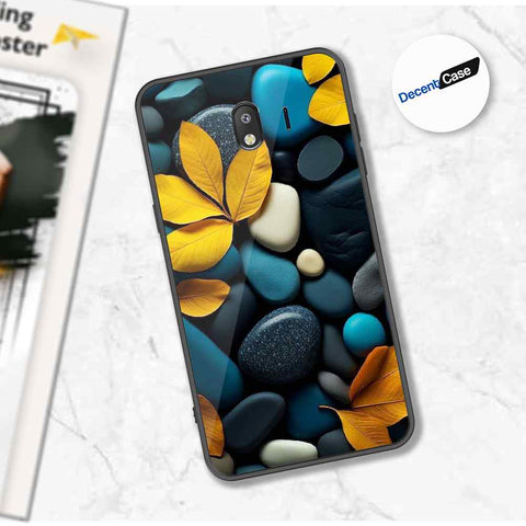 Samsung Galaxy J4 2018 Cover - Flower Series - Premium Printed Metal soft Bumper shock Proof Case