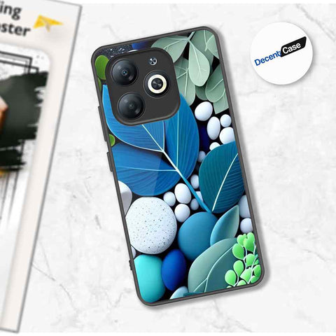 Tecno Spark 20 Cover - Flower Series - Premium Printed Metal soft Bumper shock Proof Case