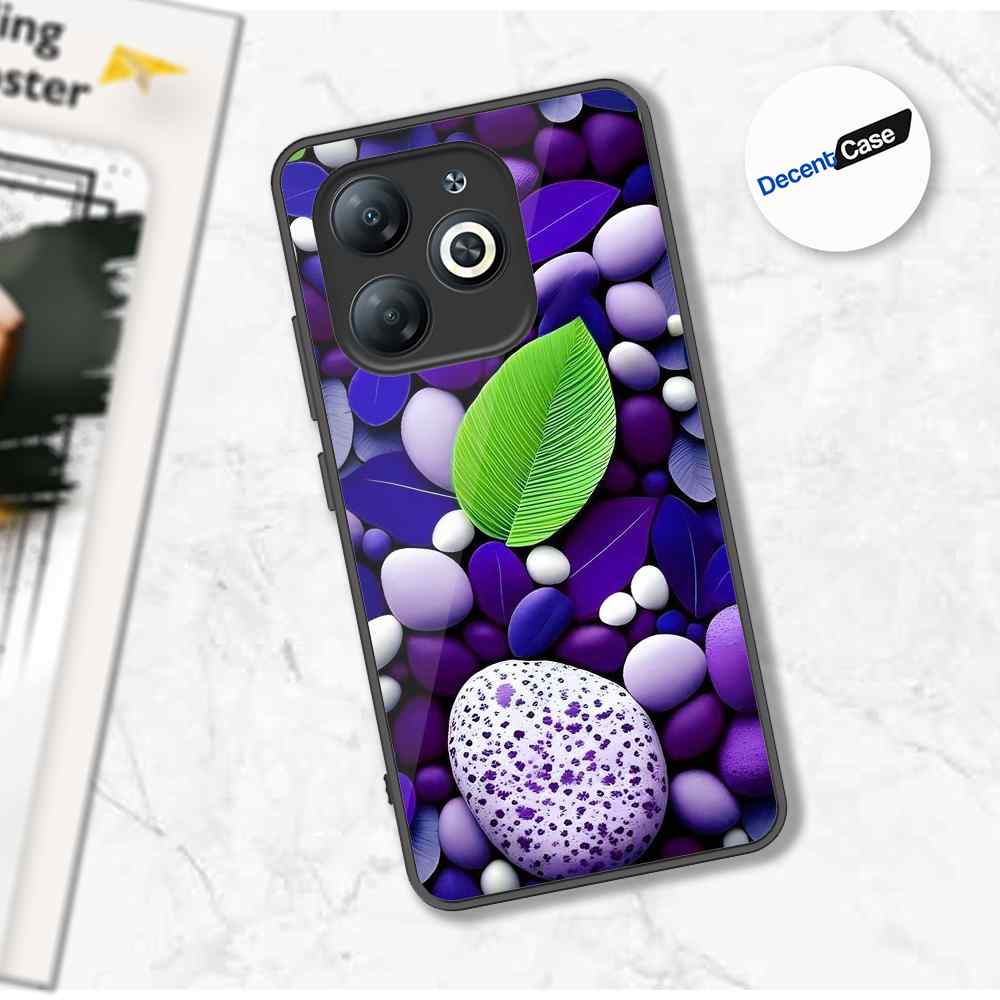Tecno Spark Go 2024 Cover - Flower Series - Premium Printed Metal soft Bumper shock Proof Case