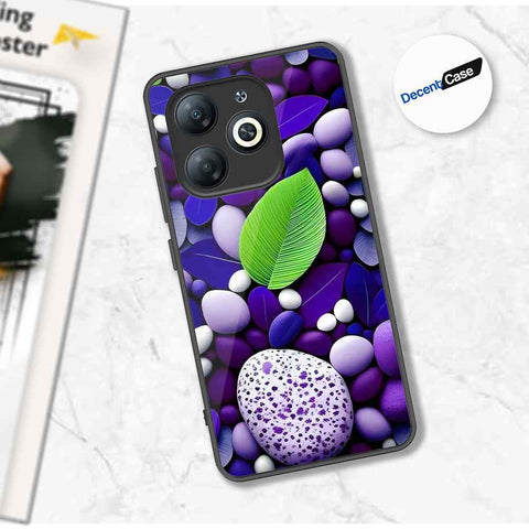 Tecno Spark 20 Cover - Flower Series - Premium Printed Metal soft Bumper shock Proof Case