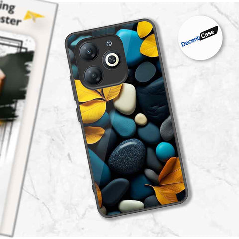 Tecno Spark 20 Cover - Flower Series - Premium Printed Metal soft Bumper shock Proof Case