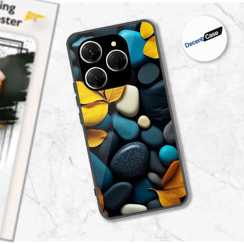 Tecno Spark 20 Pro Cover - Flower Series - Premium Printed Metal soft Bumper shock Proof Case