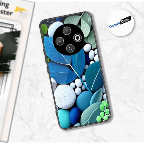 Tecno Spark 30C 4G Cover - Flower Series - Premium Printed Metal soft Bumper shock Proof Case