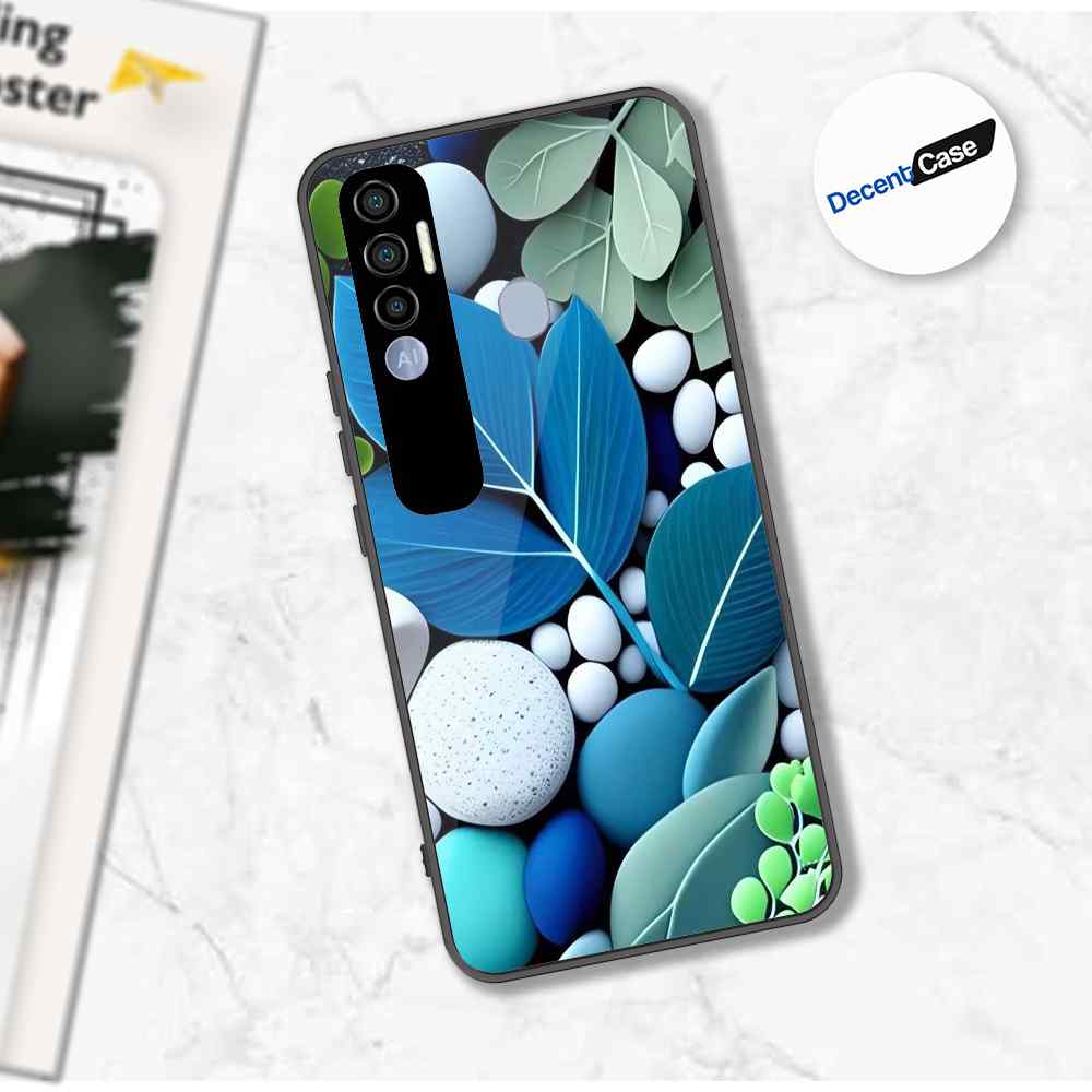Tecno Spark 7 Pro Cover - Flower Series - Premium Printed Metal soft Bumper shock Proof Case