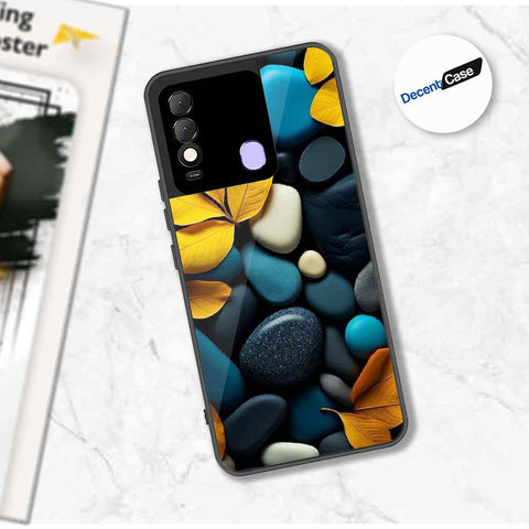 Tecno Spark 8 Cover - Flower Series - Premium Printed Metal soft Bumper shock Proof Case