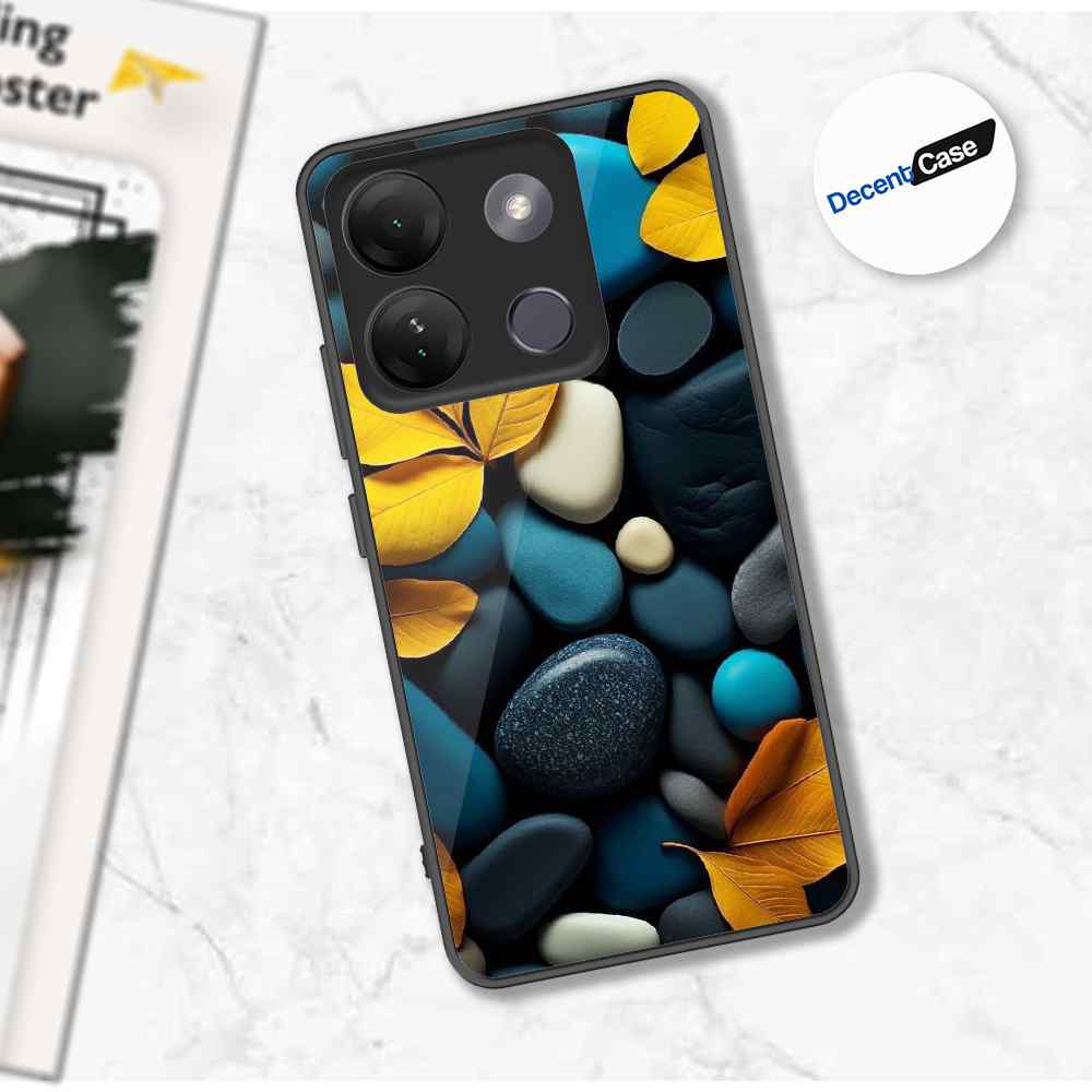 Tecno Spark Go 2023 Cover - Flower Series - Premium Printed Metal soft Bumper shock Proof Case