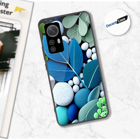 Xiaomi 12 Cover - Flower Series - Premium Printed Metal soft Bumper shock Proof Case