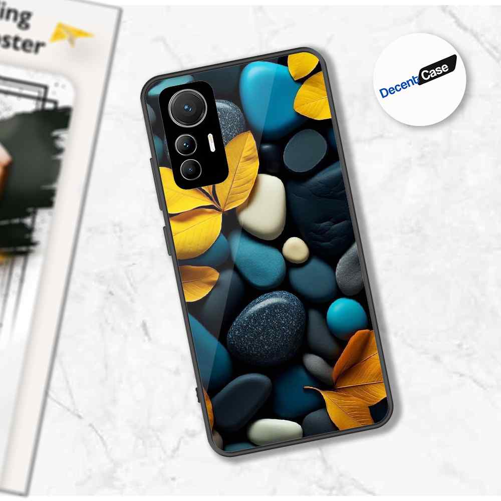 Xiaomi 12 Lite Cover - Flower Series - Premium Printed Metal soft Bumper shock Proof Case